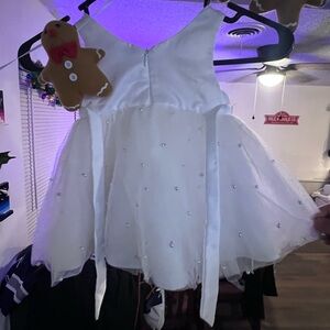 American Princess Elegant White Kids Dress